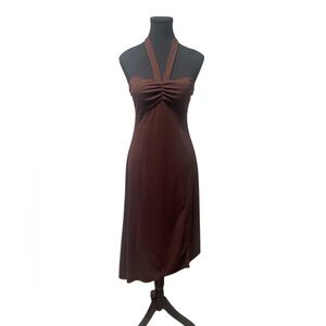Bisou Bisou Strapless Brown Dress GUC 6